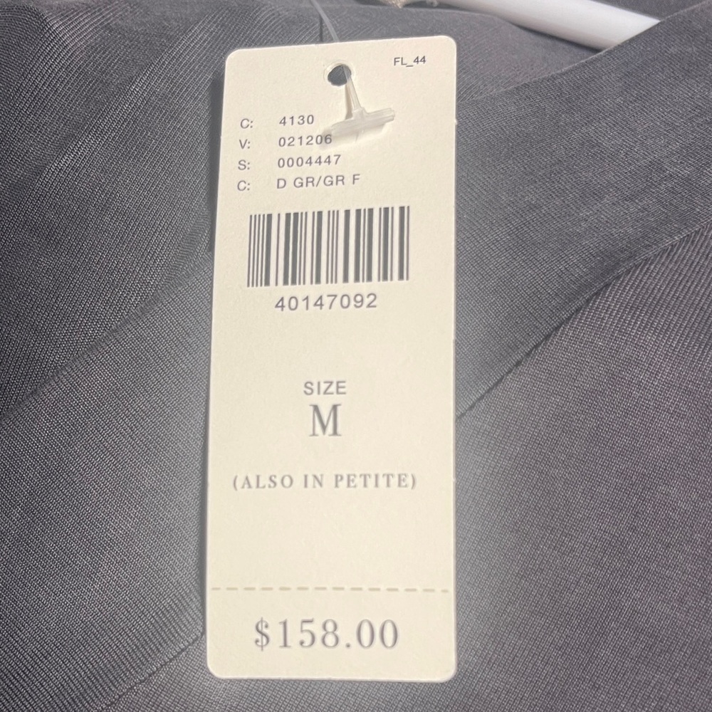Anthropologie Dolan Charcoal Long Sleeve Dress - Picture 7 of 7